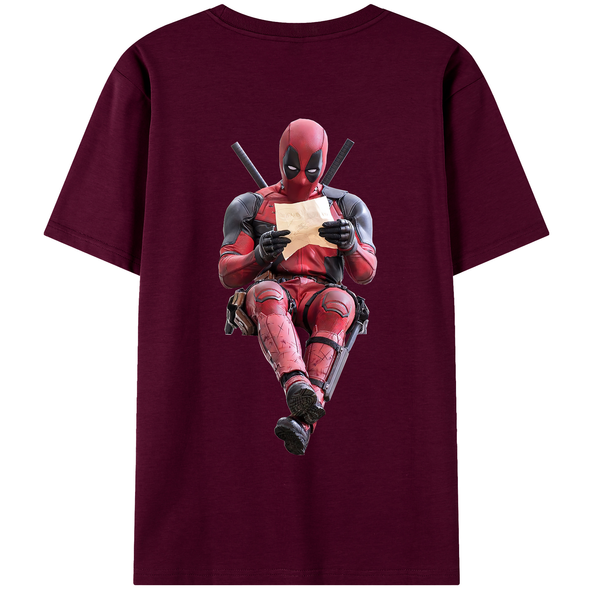 （画像用） Deadpool デッドプール レディース半袖Tシャツ(バックプリント)